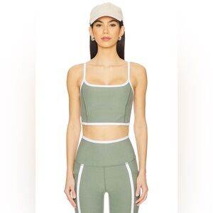 Beyond Yoga Green and White Leggings